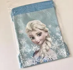 新品未使用 アナと雪の女王 アナ雪 エルサ 体操服袋 ナップザック 水色