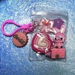 キャンディバッグ キーホルダー ガチャ詰めポーチ風 きらきら ピンク