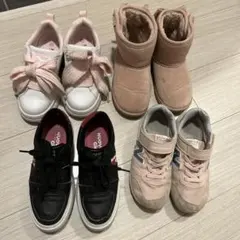 ニューバランス他スニーカーまとめ売り　4足セット　21cm