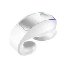 骨伝導ヘッドセットBluetooth5.3(ピアノホワイト) ビジネス スポーツ