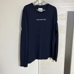 Abercrombie & Fitch 長袖Tシャツ ネイビーのサムネイル