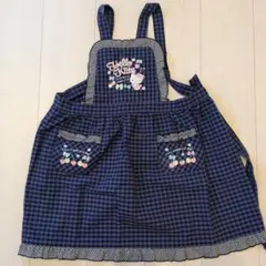 Hello Kitty チェック柄エプロン