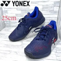 ✨極美品✨YONEX テニスシューズ パワークッション ネイビー 25cm