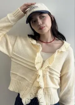 美品　Birthday room ニットカーディガン