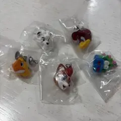 プロ野球マスコット　めじるしアクセサリー　5個セット