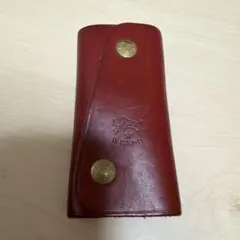 IL BISONTE ブラウンレザーキーケース