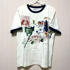 UT グラフィックTシャツ M ホワイト/ネイビー