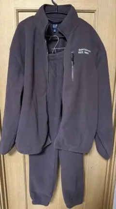 GAP/SPORT フリースジャケット ブラウン　セットアップ　ギャップ