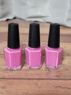 新品未使用❗シャレドワ.ネイルカラー３本セット【100チェリーピンク】おまけ付き