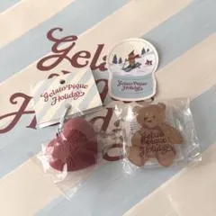 新品　ジェラートピケ　ポップアップ限定2点セット　表参道 ハート　赤