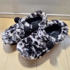 crocs クロックス レオパード ファー クロッグ 24cm