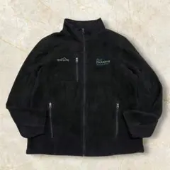 00S Eddie Bauer フリース ジップ 企業 US古着 厚手ジャケット