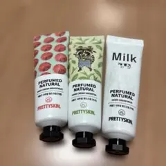 PRETTYSKIN PERFUMED NATURAL ハンドクリーム3本セットのサムネイル
