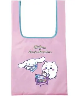 新品　ちいかわ×サンリオキャラクターズ　エコバッグ　ちいかわ　シナモロール