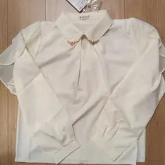 ビジュー付きブラウス アクシーズファム