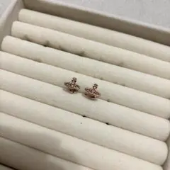 vivienne westwood オーブピアス　ピンクゴールド