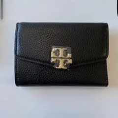 【新品 未使用】TORY BURCH トリーバーチ フラップウォレット 財布 黒