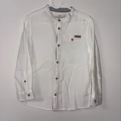 H&M 長袖シャツ フォーマル ホワイト 122cm