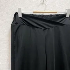 希少✨️SHEIN【11-12Y】キッズ フレアパンツ ブラック クロスウエスト