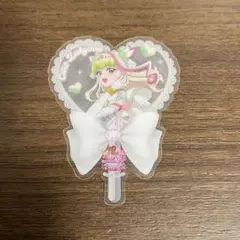 プリキュア　キミとアイドルプリキュア　うちわ型クリアカード　キュアズキューン
