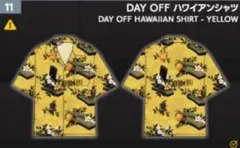TGS2025 東京ゲームショウ　tarkov タルコフ　ハワイアンシャツ　XL tgs2025 タルコフ Tarkov DAY OFF ハワイアンシャツ 黄XL - メルカリ