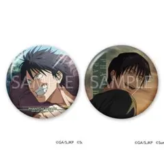 呪術廻戦 ファンパレくじ 伏黒甚爾 缶バッジ 2種