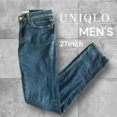 UNIQLO メンズ デニム 27inch スキニーデニム　美品　金ボタン