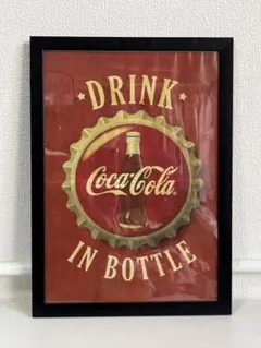 Coca-Cola ボトルデザイン ヴィンテージアート　A4サイズ