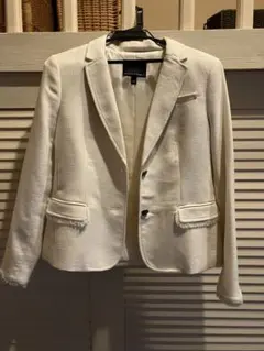 BANANA REPUBLIC ホワイト テーラードジャケット サイズ2