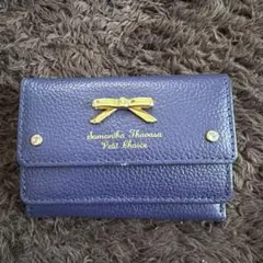Samantha Thavasa ネイビー 三つ折り財布
