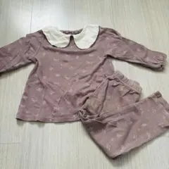 テータテート 子ども服 パジャマ ルームウエア 花柄 くすみカラー 完売品