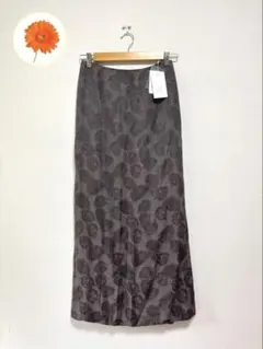 新品　タグ付き　M ユナイテッドアローズ　ロングスカート　日本製　総柄　ポケット