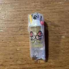 ディズニー　レトログラスミニチュアチャーム　ガチャ チップとデール