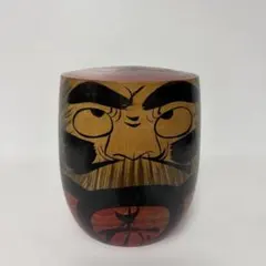 木製だるまこけし高さ約12cm 達磨郷土玩具 民芸品 作者不詳