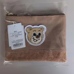 新品 FEILER LOVERARY ポーチ カーキ ベア刺繍 - メルカリ