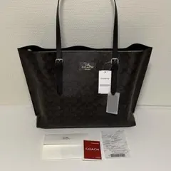 商品名　新品COACH トートバッグ シグネチャーブラウンCV967のサムネイル