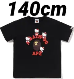 BAPE X HELLO KITTY COLLEGE TEE 140cm