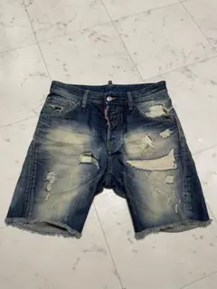 DSQUARED2 デニム ダメージパンツ ショートパンツ ダメージ加工 42