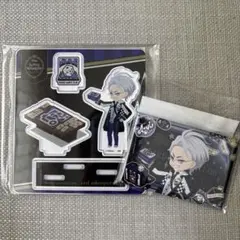 ツイステ クラブウェア アクリルスタンド 缶バッジ ボドゲ部 アズール