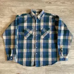 【好配色】ビンテージ ファイブブラザー ネルシャツ 90s