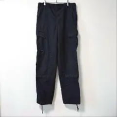 高身長 TRU-SPEC M カーゴパンツ TRU 黒 ミリタリー ドローコードのサムネイル