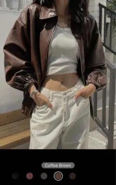 レザージャケット　shein