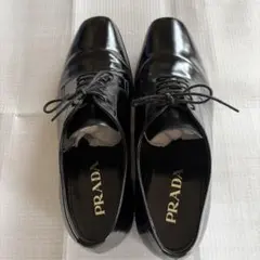 PRADA プラダ レザー ドレスシューズ ブラックのサムネイル