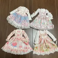 ドール服 4着セット 可愛いデザイン