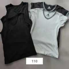 ノースリーブタンクトップと半袖110サイズ 4枚セット