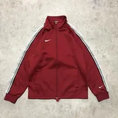 00s NIKE FIT DRY トラックジャケット M ボルドー テック