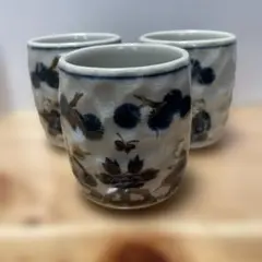 陶器の湯飲み 3個セット
