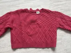 BREEZE　ピンク リボン付き セーター 110~120