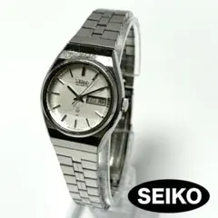 SEIKO ジョイフル QZ デイデイト シルバー レディース 時計 新品電池のサムネイル