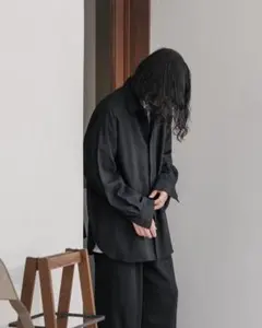 wirrow ウィロウ ボタニーウールレギュラーカラーシャツ サイズ1